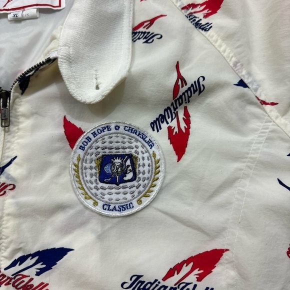 Vintage Indian Wells Bob Hope Chrysler Classic Golf Jacket AOP All Over Print - Picture 5 of 6